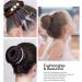 WACURRENTHYD Blonde Kid Hair Donut Bun Maker 2PCS - Small 2.5 Inch Beige Chignon Doughnut Shaper for Short and Thin Hair - Buy Online on SooperMarket.com
