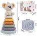 MalPlay Sensory Rubber 13-Piece Soft Tower Stacking Blocks | Baby Building Toy for Motor Skills | Ideal for 6+ Months - Buy Online on SooperMarket.com
