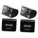 Beavorty 4 pieces Klingen Storage Box sound safe storage bank blade dispenser case razor blades container for disposal blades collection containers for blade disposal disposal