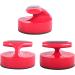 Plastic Air Hockey Strikers and Pucks Set - 2 Pushers and 6 Pucks Replacement for Game Tables - Buy Online on SooperMarket.com