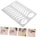 Gogogmee Eyebrow Template Eyebrow Stencil Eyebrow Shaping Tool Eyebrow Drawing Mold Eyebrow Draw Board Eyebrow Practice Stencil Brow Practice Tool Eyebrow Shape Mold Metal Eyebrow Mold - Buy Online on SooperMarket.com