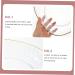 Anneome Kitchen Dried Serving Bowl Dessert Plastic Container Candy Fruit Household Food Storage Reusable 23.5X23.5X6CM White - Buy Online on SooperMarket.com
