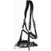 Heinick-Reitsport Professional Leather Cavesson - Black Stainless Steel Bit Strap Nosepiece for Warmbloods | International Shipping - Buy Online on SooperMarket.com