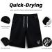 MEILONGER Boys Swim Trunks - Quick-Drying Board Shorts with Mesh Lining & Adjustable Drawstring - Black 152 | International Shipping - Buy Online on SooperMarket.com