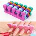 20Pcs Colorful Soft Sponge Finger Toe Separators - Nail Art Pedicure Tools for Salon Use (Random Colors) - Buy Online on SooperMarket.com