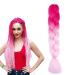 prinfantasy Colour Hair Extensions for Braids Hair 24 Inch Pre Stretched Braiding Hair Yaki Texture Crochet Braid Blonde Hair Extension Hair Extension Pink Hair Extension GBBZ079 GBBZ079 24 inch