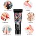 MEET ACROSS Glitter Poly Nail Extension Gel Kit - 3 Colors Builder Set for Quick Building Nail Extensions at Home - Silver, Pink, Blue - Buy Online on SooperMarket.com