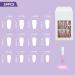 Luvadeyo 24pcs Coffin Long Press on Nails - Shiny Full Cover Pink Heart Acrylic Fake Nails for Women & Girls - Buy Online on SooperMarket.com