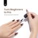 Beetles Gel Nail Polish Kit - Coffee Cafe Collection | Brown Neutral Beige Mauve Color | Soak Off UV LED Lamp | Base Top Coat | DIY Manicure Set for Women - Buy Online on SooperMarket.com