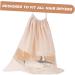 MUSISALY 1pc Hair Dryer Storage Bag Bag Organizer Make up Organizer Bag Gym Drawstring Bag Beige Pvc - Buy Online on SooperMarket.com