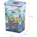 Lock & Lock HPL809 Pasta/Food Storage Container 1.3L - 3 Pack | Durable & Airtight | International Shipping Available - Buy Online on SooperMarket.com
