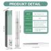 4-Piece Nail Care Pen Set with Tea Tree Oil Vitamin E & Aloe Vera - Well-Groomed Fingernails & Toenails - Includes Nail File - Green - Buy Online on SooperMarket.com