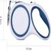 Hycyyfc Roller Linen Dog Leash - 3/5m Adjustable Pull-Out Leash for Small & Large Dogs Comfortable Handle Robust Training Line in Blue - Buy Online on SooperMarket.com