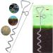 2 X 16" Heavy Duty Ground Spike Stake (41cm) Dog Chains for outside Dog Tie Out Cable Steel Spiral Dog Tether Outdoor Dog Camping Accessories (Stake Only 2 X 41cm) - Buy Online on SooperMarket.com