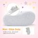 JOINFREE Baby Sneakers Toddler Shoes | Soft Anti-Slip Sole | Newborn First Walkers | Infant Toddler Breathable Athletic Running Shoes - 7 UK Child (White) - Buy Online on SooperMarket.com