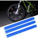 Keenso 4 Packs Reflective Spoke Bike Wheel Rim Strip - 48 Pcs, Mountain Bike Steel Wheel Reflectors for Safe Night Riding - Buy Online on SooperMarket.com