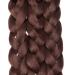 Tess 41 Jumbo Braids Extensions - Crochet Synthetic Hair (3PCs 165g/bundle 100cm) - Chestnut & Chocolate Brown - Buy Online on SooperMarket.com