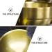 Angoily 3pcs Foam Dishwasher Tool - Man Face Stainless Steel Hairdressing Accessory Set - Golden 9x9x4.9CM - Buy Online on SooperMarket.com