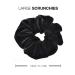 4-Piece Velvet Hair Tie Set for Women Girls & Children Perfect for Updos & Ponytails - Black Multipack - Buy Online on SooperMarket.com