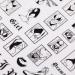 Bad Girls Nail Art Stickers - 3D Self Adhesive Black White Designs for DIY Manicure - Sexy Flower Love Charms for Women and Girls - 8 Sheets - Buy Online on SooperMarket.com
