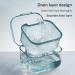 Three Layers Denture Box with Strainer Denture Box for Soaking Dentures and Storage Mouthguards Clear Dentures Braces Case for Daily Travel Cleaning(Blue) - Buy Online on SooperMarket.com