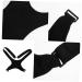 KICHOUSE Belt Holder Shoulder Rest Brace Posture Band Posture Straps for Men Polyester Black - Buy Online on SooperMarket.com
