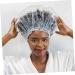 Transparent Plastic Shower Cap for Men and Women - Salon Bathing Head Cover - Buy Online on SooperMarket.com