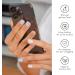 NAILOG Semi Cured Gel Nail Strips - Salon-Quality Long Lasting Nail Stickers - Vintage Print & Silver Glitter - 34pcs - Buy Online on SooperMarket.com
