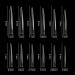 Vcedas 120PCS XXL Stiletto Half Cover Nail Tips - Clear Sharp Acrylic False Nails - Buy Online on SooperMarket.com