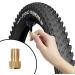 17-Piece Presta Valve Adapter Set | Bicycle Valve Caps & Inserts | International Shipping Available - Buy Online on SooperMarket.com