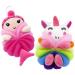 Kisangel Bath Cleaning Scrubbers 2pcs Children's Bath Ball Baby Tool or Cute Bath Exfoliating Scrubbers