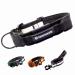 Teamwalk Premium dog collar - with magnetic handle light strip Air tag bag individually adjustable soft upholstery robust buckle with a suitable line available (black s) collar (4cm) black