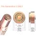 Stouch Generation 2 Double Halo Facial Hair Remover Replacement Heads - 4 Gold Rose Blades for Women's Painless Epilator - As Seen on TV - Buy Online on SooperMarket.com