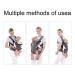 Baby Soft Carrier for Newborn - Ergonomic 4-in-1 Sling Wrap for Infants 7-45lbs - Grey - Buy Online on SooperMarket.com