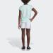 adidas Girls' Large White 3 Stripe Mesh Shorts with Elastic Waistband - Buy Online on SooperMarket.com