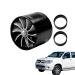 EWOKE Auto-Turbonator air intake tower bonator for SUV |Auto accessories power modification parts universally suitable for travel mobile home motorhome convertible a page black