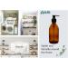 Avalon Amber Glass Bottles 250ml 8oz Soap Dispenser with Black Pumps (BPA-Free) Lotion Pump/Soap Dispensers Reusable Refillable Eco Friendly Sustainable Living/Gift - Pack of 2 - Buy Online on SooperMarket.com