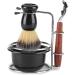Garosa 4-in-1 Stainless Steel Shaving Kit | Professional Wet Shaving Set for Men | Beard Razor Brush & Bowl Included - Buy Online on SooperMarket.com