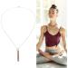Stress Relief Mindful Breathing Necklace Anxiety Necklace Breathwork Tool for Anxiety Relief Breathing Exercises Meditation Relaxation Calming Down Slowing The Breath(Rose Gold) - Buy Online on SooperMarket.com
