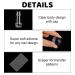 Buy Auidy 6txd Double-End Silicone Nail Art Stamper & Scraper | DIY Nail Design Tools for Perfect French Nails & Stamping | 7x3cm - Buy Online on SooperMarket.com