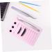 Mikinona Magnetic Eyelash Board Hand Plate Lashes Magnetic False Eyelashes Pallet Holder Eyelash Grafting Supplies Lash Storage Board Eyelash Holder Accessories Acrylic Epoxy Pink 14.3x9.4cm Pink - Buy Online on SooperMarket.com