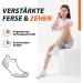Buy Puliou 10 Pairs Short Cotton Sports Socks for Men & Women | Breathable Running & Hiking Socks Size 39-42 - White - Buy Online on SooperMarket.com