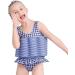 IMEKIS Unisex Kids' One-Piece Swimwear - Adjustable Buoyancy Bathing Suit for 3-4 Years - Blue Grille Swimming Aid - Buy Online on SooperMarket.com