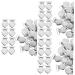 Exceart 90 pieces peach-colored heart duck cable clips comforter clips metal glove clips closures holder clips men's pants carrier pacifier newborn braces for 1 piece (1 Pack) as shown x 3 pieces