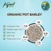Koalakoi ORGANIC Pot Barley (4.5kg) Premium non-GMO Barley | High Fibre Content | Great For Blood Sugar Regulation and Weight Management (4.5kg) - Buy Online on SooperMarket.com