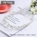 100 cm Wedding Hair Wire Bridal Hair Jewellery Rhinestone Headband and Headband with Crystal Headdress Head Cover for Women - Buy Online on SooperMarket.com