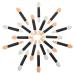 BELLIFFY 50pcs Nail Sponge Manicure Art Accessories Manicure Supply Nail Beauty Brush Make up Kit Plastic Abs