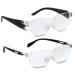 Hands Free Magnifying Glasses with Light by Zoom Vision, 160% Magnification and Dual LED Lights, Includes Non Lighted Magnifying Glasses for Reading, Close Work and Crafts