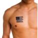 USA Distressed Flag Temporary Tattoo - Long Lasting Semi-Permanent Ink for Men and Women - Patriotic Symbol in Navy Blue - Includes 4 Sheets - Buy Online on SooperMarket.com