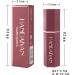 Long-Lasting Matte Plum Lipstick - Waterproof, Non-Stick Cup, Full-Coverage Lip Color for Women - Professional Cosmetics Makeup Gift - Buy Online on SooperMarket.com